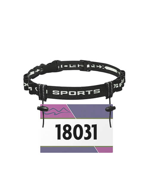 Race number belt