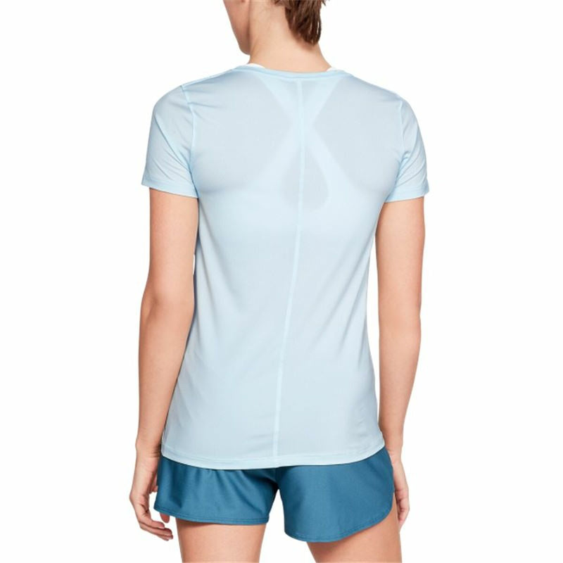 T-shirt à manches courtes femme Under Armour HeatGear Bleu clair