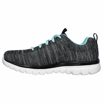 Sports Trainers for Women Skechers Graceful Twisted Black