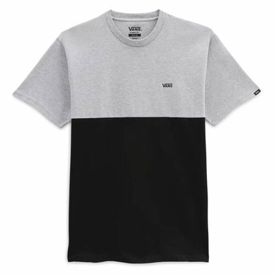 Men’s Short Sleeve T-Shirt Vans Colorblock Black Grey