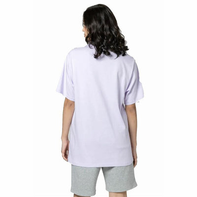 T-shirt à manches courtes unisex Converse Standard Fit Center Front Large Lavande