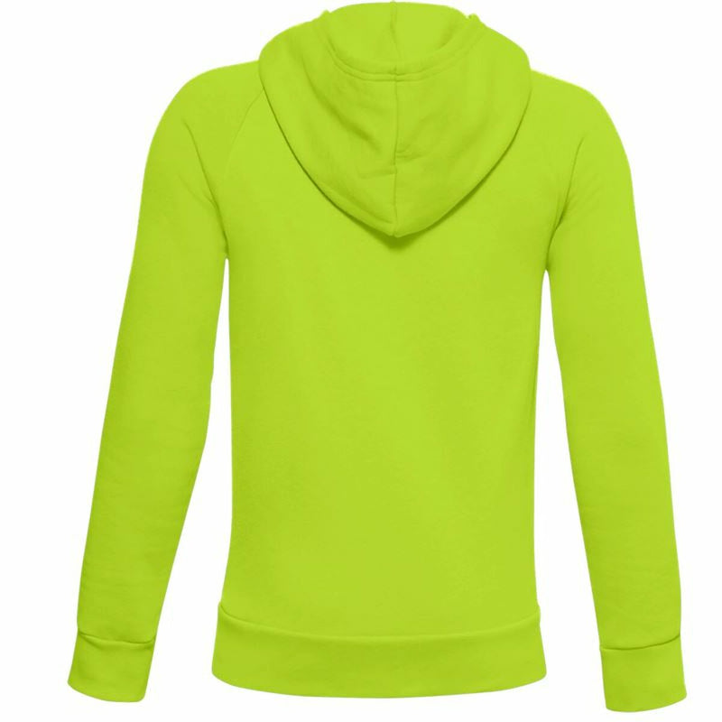 Children’s Hoodie Under Armour Rival Big Logo 1 Lime green