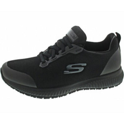 Chaussures de sport pour femme Skechers SQUAD 77222EC BKRG  Noir