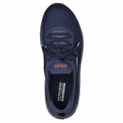 Sapatilhas de Running para Adultos Skechers Engineered Flat Knit W Azul Preto
