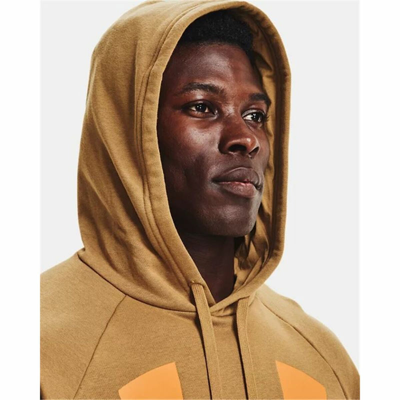 Men’s Hoodie Under Armour Rival Big Logo Ocre