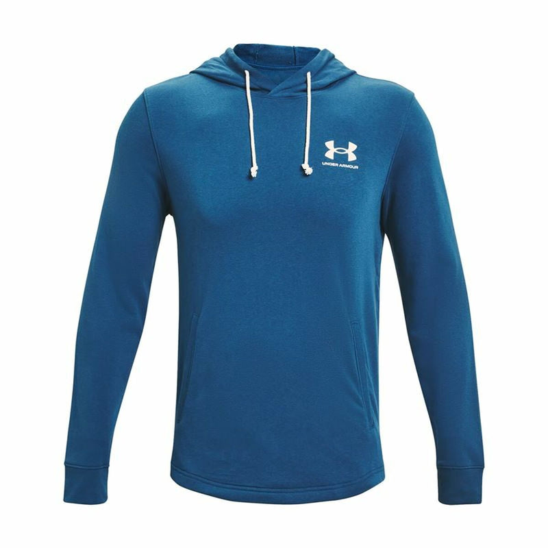 Polar com Capuz Homem Under Armour Rival Terry Azul