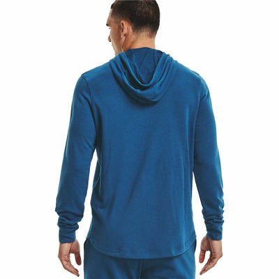 Sweat à capuche homme Under Armour Rival Terry Bleu