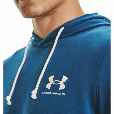 Polar com Capuz Homem Under Armour Rival Terry Azul