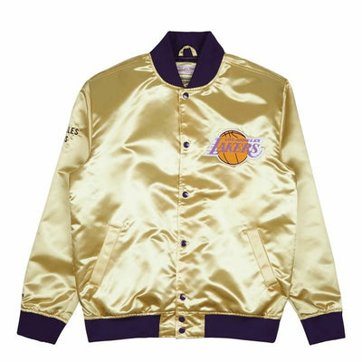 Casaco de Desporto para Homem Mitchell & Ness Los Angeles Lakers Basquetebol Dourado