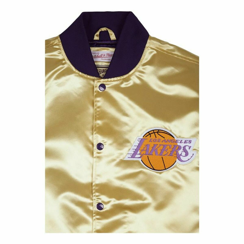 Veste de Sport pour Homme Mitchell & Ness Los Angeles Lakers Basket-ball Doré