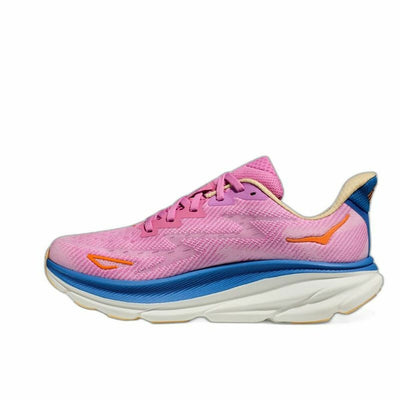 Running Shoes for Adults HOKA Clifton 9 Dark pink Lady