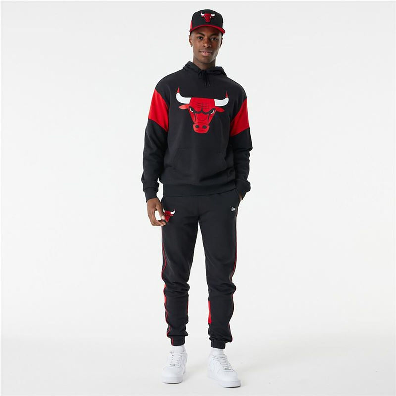 Unisex Hoodie New Era NBA Colour Insert Chicago Bulls Black