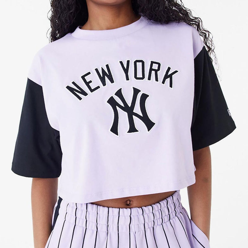 Camisola de Manga Curta Mulher New Era Branco