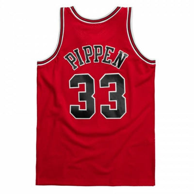 Basketball shirt Mitchell & Ness Chicago Bull Scotie Pippen Crimson Red