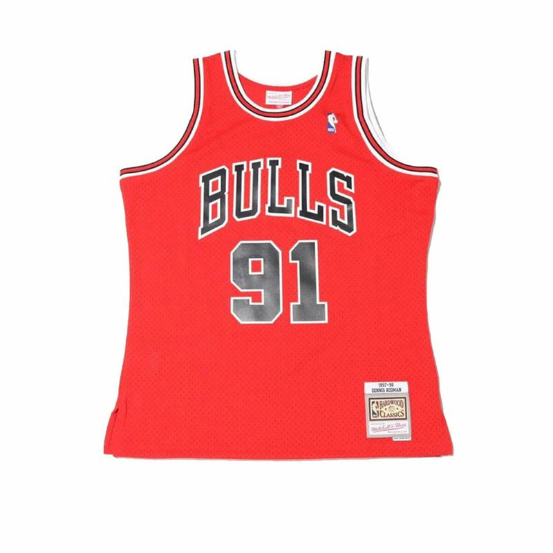 Basketball shirt Mitchell & Ness Chicago Bull Dennis Rodman Red