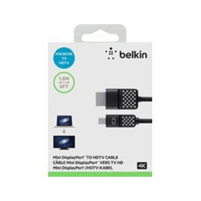 Adaptador DisplayPort para HDMI Belkin F2CD080BT06 Preto