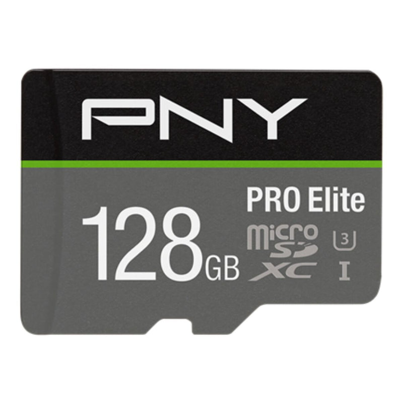 Carte Mémoire Micro SD avec Adaptateur PNY P-SDU128V31100PRO-GE Pro Elite C10 128 GB