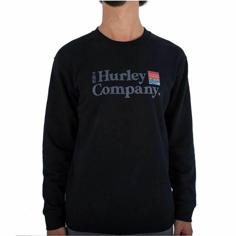 Men’s Sweatshirt without Hood Hurley Canyon Summer Black