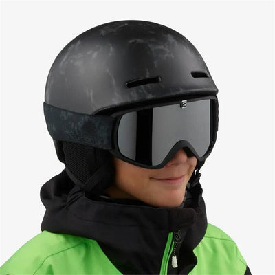 Ski Helmet Salomon Grom Black Children's Unisex 53-56 cm Snowboard
