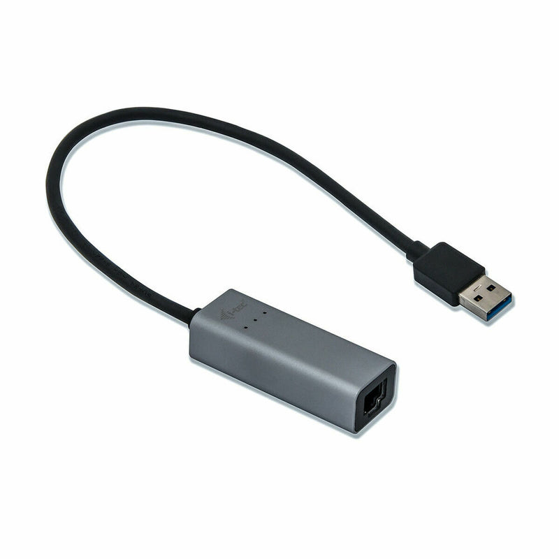 Adaptateur USB vers Ethernet i-Tec U3METALGLAN Noir