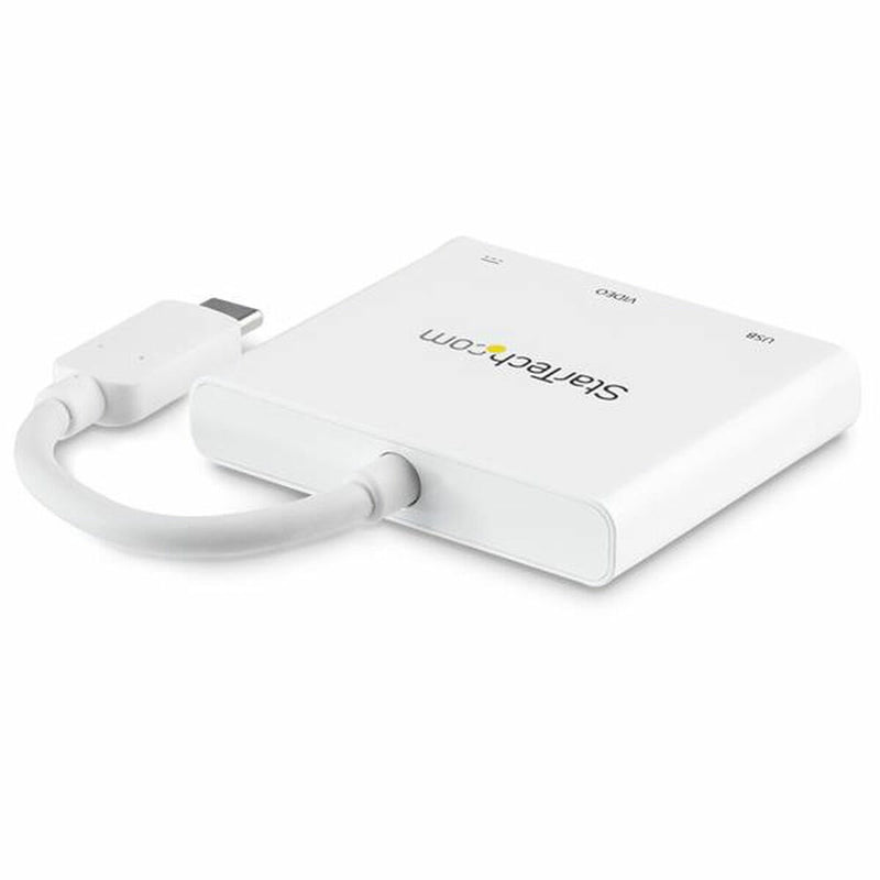 Adaptador USB-C Startech CDP2HDUACPW Branco 4K Ultra HD