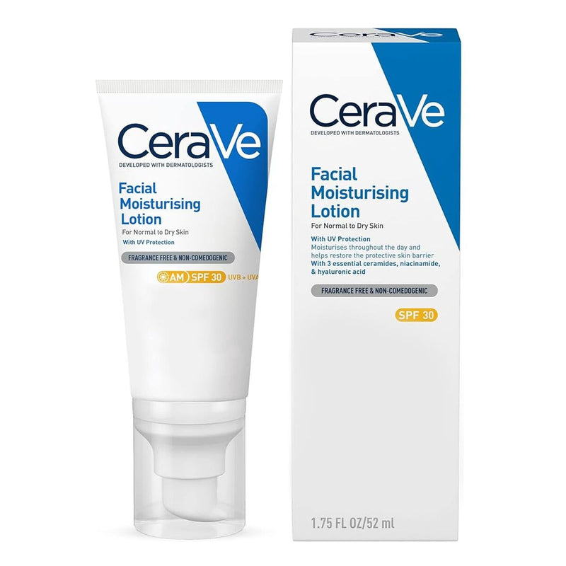 Moisturizing Facial Lotion CeraVe Spf 30 52 ml
