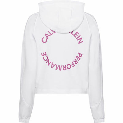 Sweat à capuche femme Calvin Klein Performance Blanc