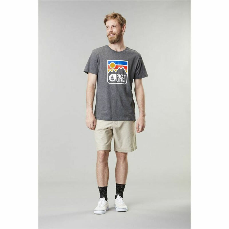 Men’s Short Sleeve T-Shirt Picture Nausta Dark grey