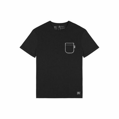Men’s Short Sleeve T-Shirt Picture Deelwi Black
