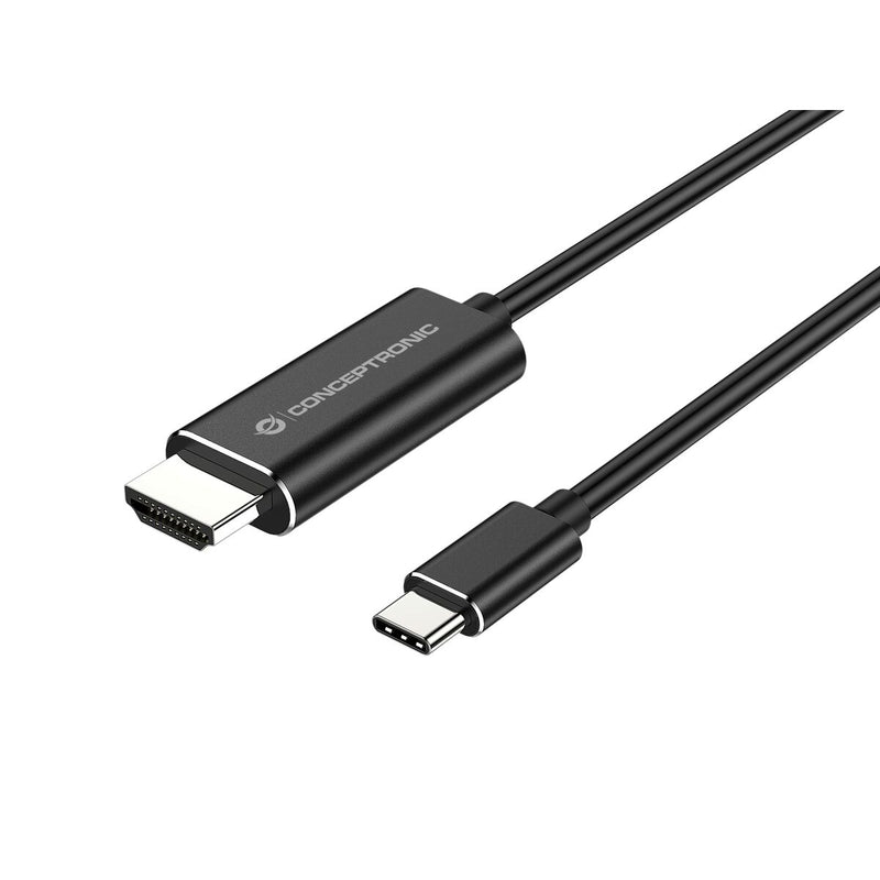 Cabo USB-C para HDMI Conceptronic ABBY04B Preto 2 m