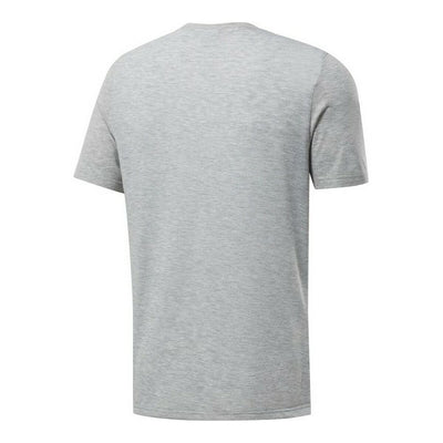 Men’s Short Sleeve T-Shirt Reebok Workout Ready Supremium Grey