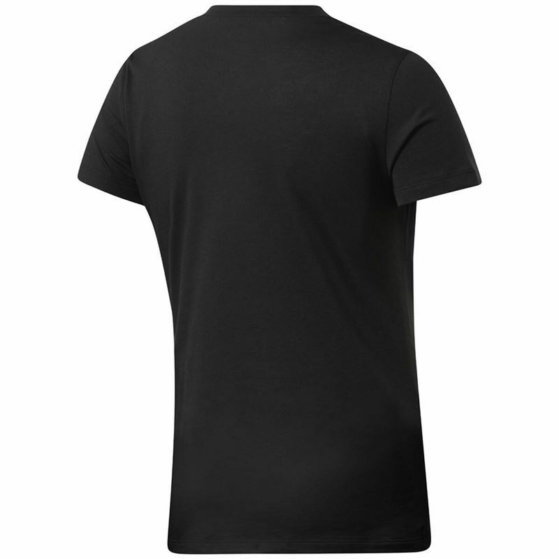 Women’s Short Sleeve T-Shirt Reebok Workout Ready Supremium Black