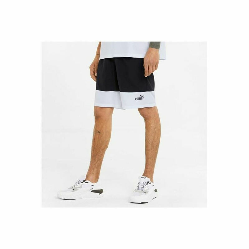 Short de Sport pour Homme Puma Power Colorblock Noir