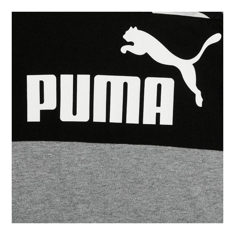 Children’s Short Sleeve T-Shirt Puma ESS+ Camo Black