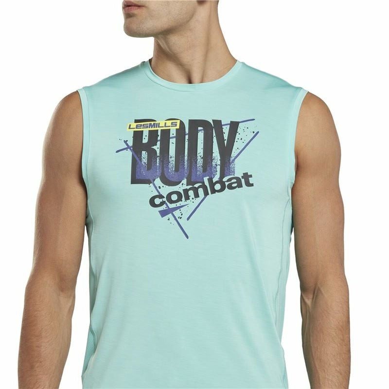 T-Shirt para Homem sem Mangas Reebok Les Mills® Bodypump® Activchill Azul