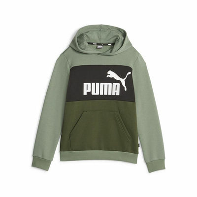 Sweat-shirt Enfant Puma Ess Block Fl Vert