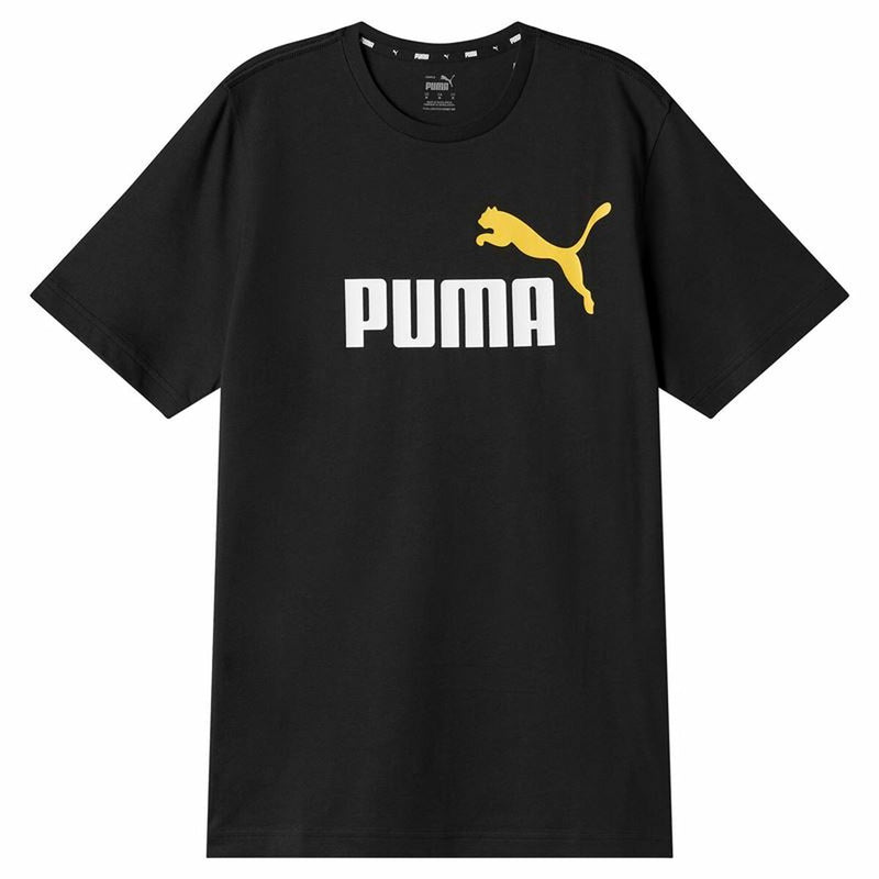 Camisola de Manga Curta Homem Puma Ess+ 2 Col Logo Preto