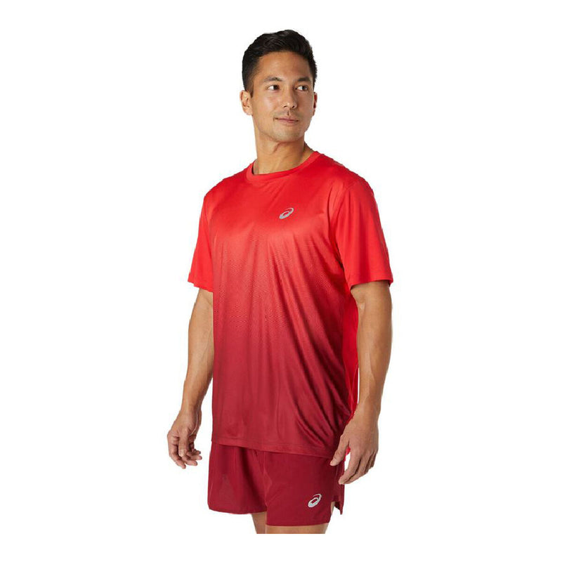 Men’s Short Sleeve T-Shirt Asics Kasame Red