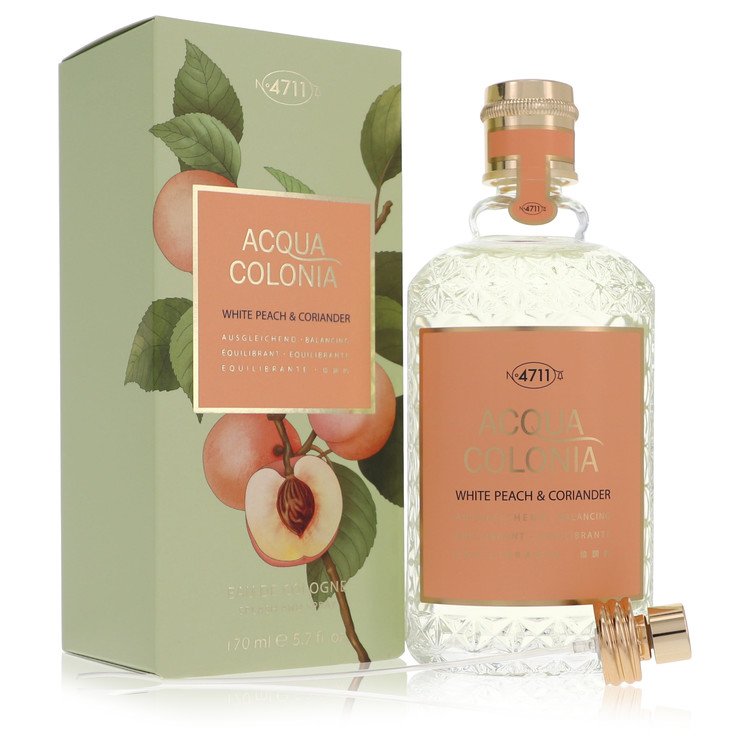 4711 Acqua Colonia White Peach & Coriander Eau De Cologne Spray (Unisex) By 4711