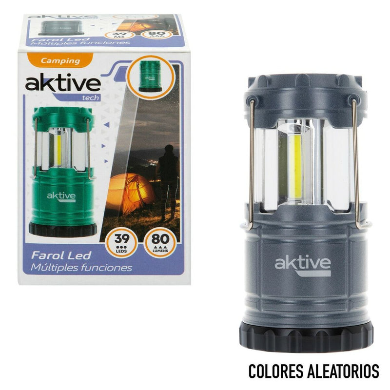 Lanterna LED Aktive Plástico (12 Unidades) 80 Lm