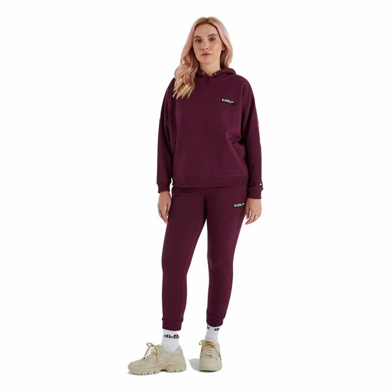 Sweat à capuche femme Ellesse  Semprevisa Vert Aubergine