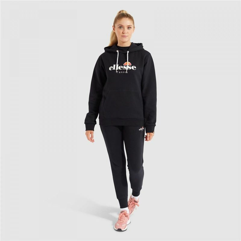 Polar com Capuz Mulher Ellesse Ascellare Preto