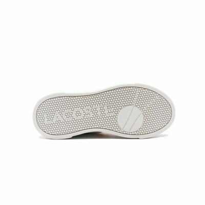 Baskets Casual pour Femme Lacoste L002 Leather Heel Pop Blanc