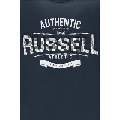 Camisola de Manga Curta Homem Russell Athletic Ara Azul escuro