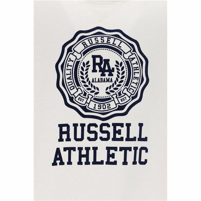 Sweat sans capuche homme Russell Athletic Ath Rose Blanc