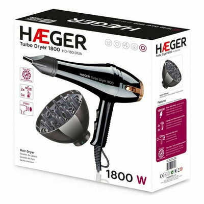 Secador de Cabelo Haeger HD-180.013A 1800 W