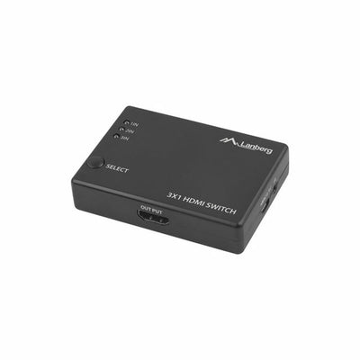 HDMI switch Lanberg SWV-HDMI-0003 Black