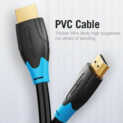Câble HDMI Vention Noir Noir/Bleu 1,5 m