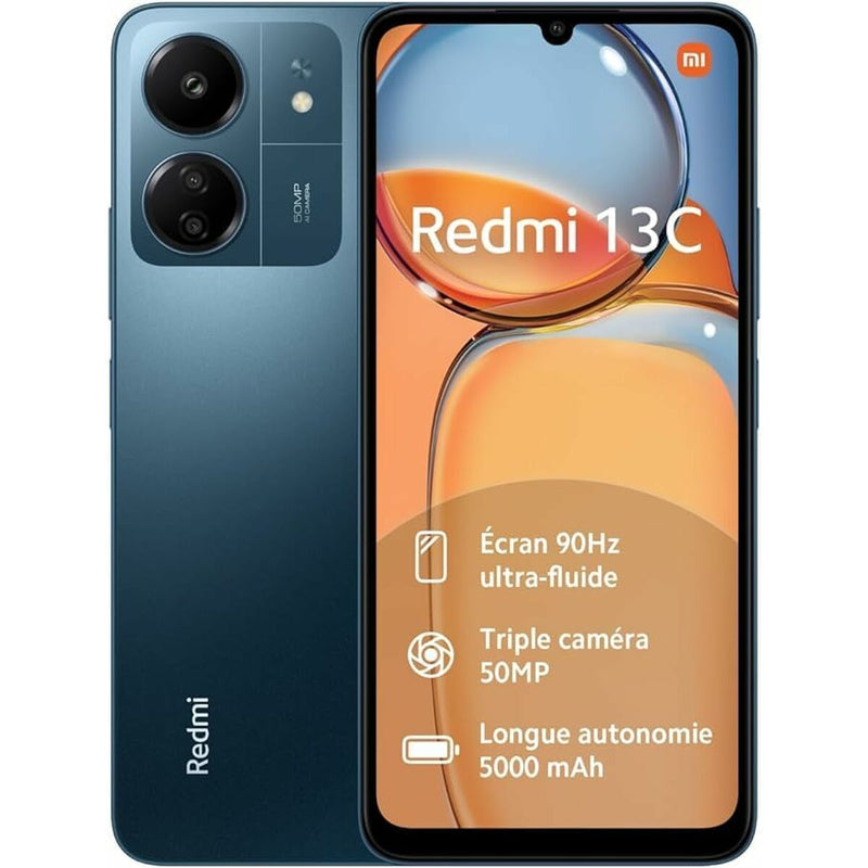 Smartphone Xiaomi Redmi 13C 6,7" ARM Cortex-A55 MediaTek Helio G85 4 GB RAM 128 GB Azul Preto