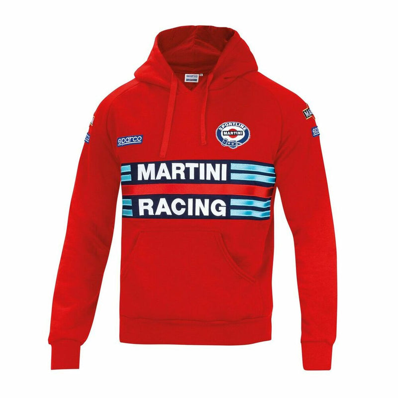 Sweat à capuche homme Sparco MARTINI RACING Rouge